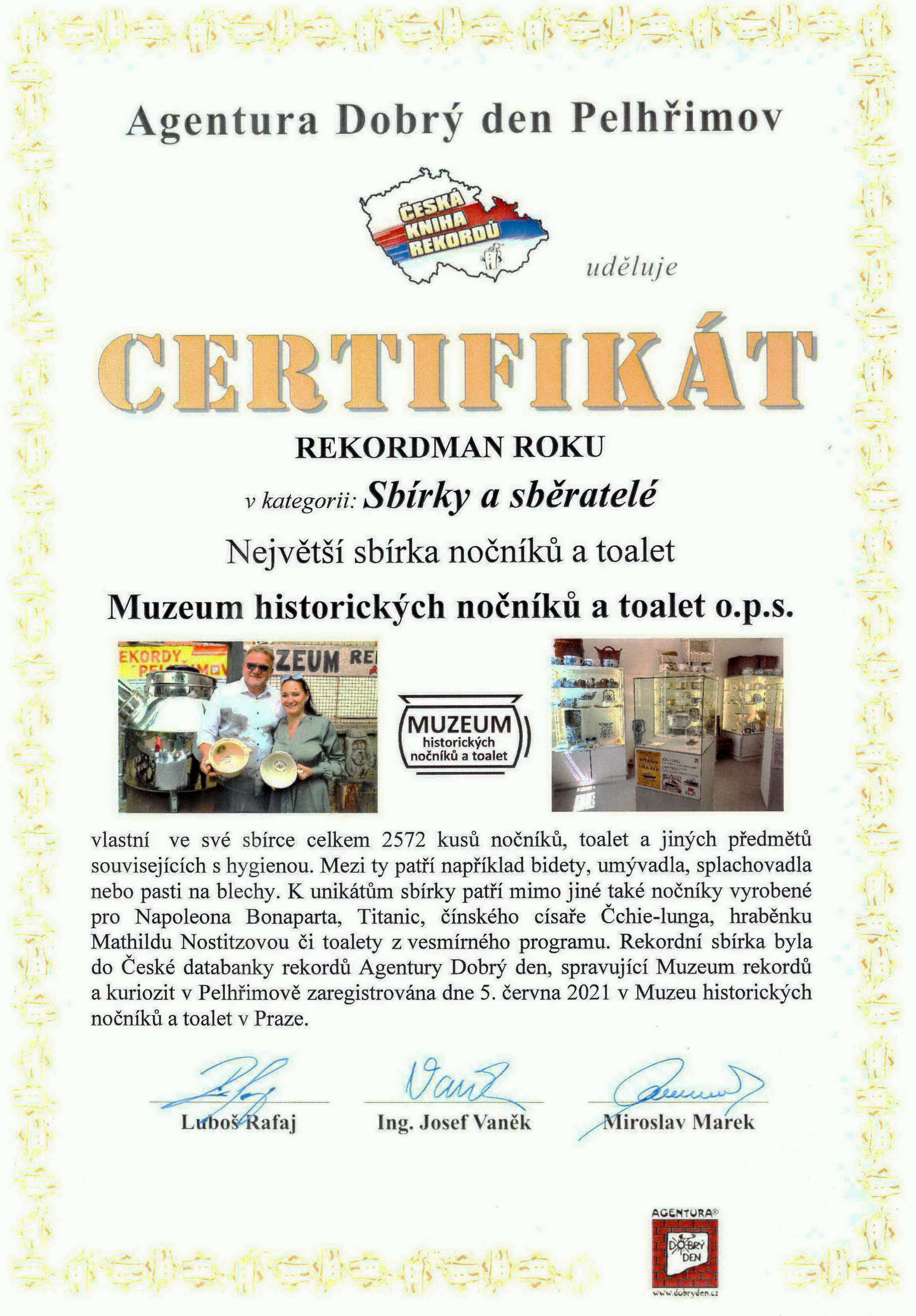 Record Holder of the Year 2021 Collections and Collectors